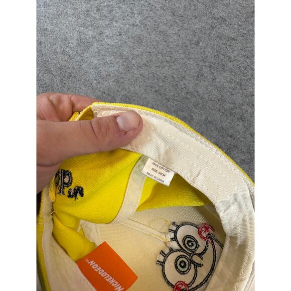 Vintage Y2K Nickelodeon SpongeBob SquarePants Baseball Cap Kids 58cm Adjustable - Picture 9 of 9